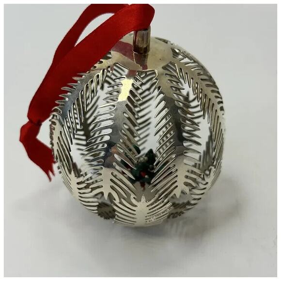 Emilia Castillo Stamped Christmas Tree Ornament Silver 925 Mexico TO-85 VINTAGE - Picture 6 of 13